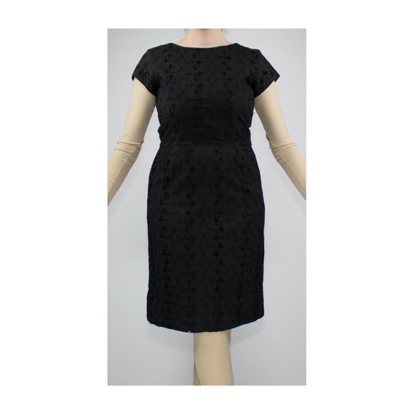 Vintage 1950โs Black Eye lit Wiggle Dress - Picture 3 of 4